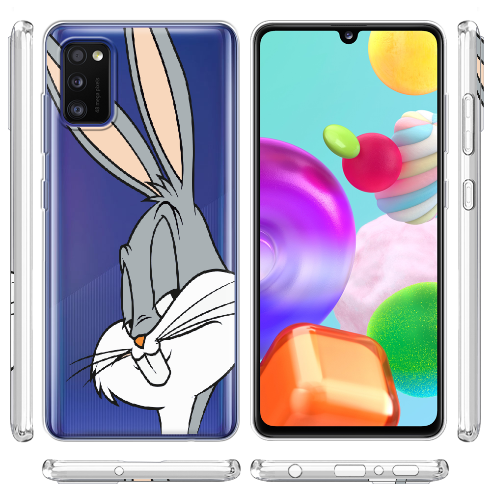 Чохол Boxface Samsung A415 Galaxy A41 Lucky Rabbit Прозорий силікон (39755-bk81-39755) - фото 3