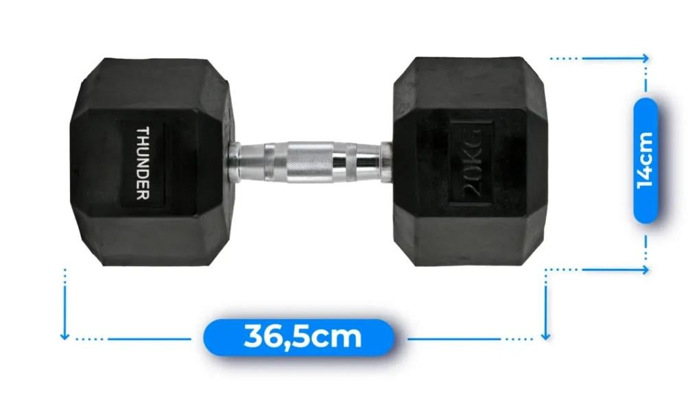 Гантель шестигранный Thunder 20 кг (HEXAGONAL-DUMBBELLS-20KG) - фото 5 Гантель шестигранный Thunder 20 кг (HEXAGONAL-DUMBBELLS-20KG) - фото 5
