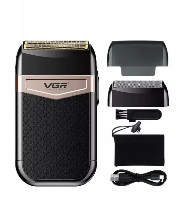 Електробритва акумуляторна VGR V-331 з функцією тримера для стрижки (3561)