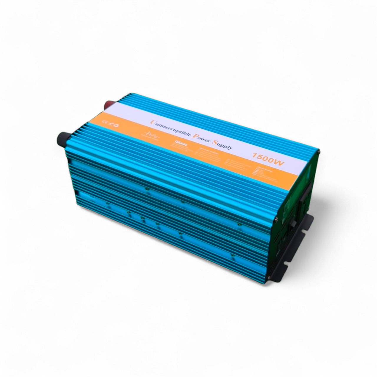 Інвертор Houli UPS 12V 220V 1500 Вт із чистою синусоїдою та вбудованим зарядним пристроєм до 15 А (3014513140)
