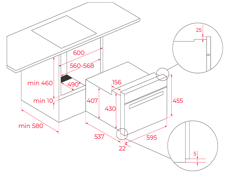 Духова шафа Teka HLC 8440 C WH 111160011 (41189) - фото 13