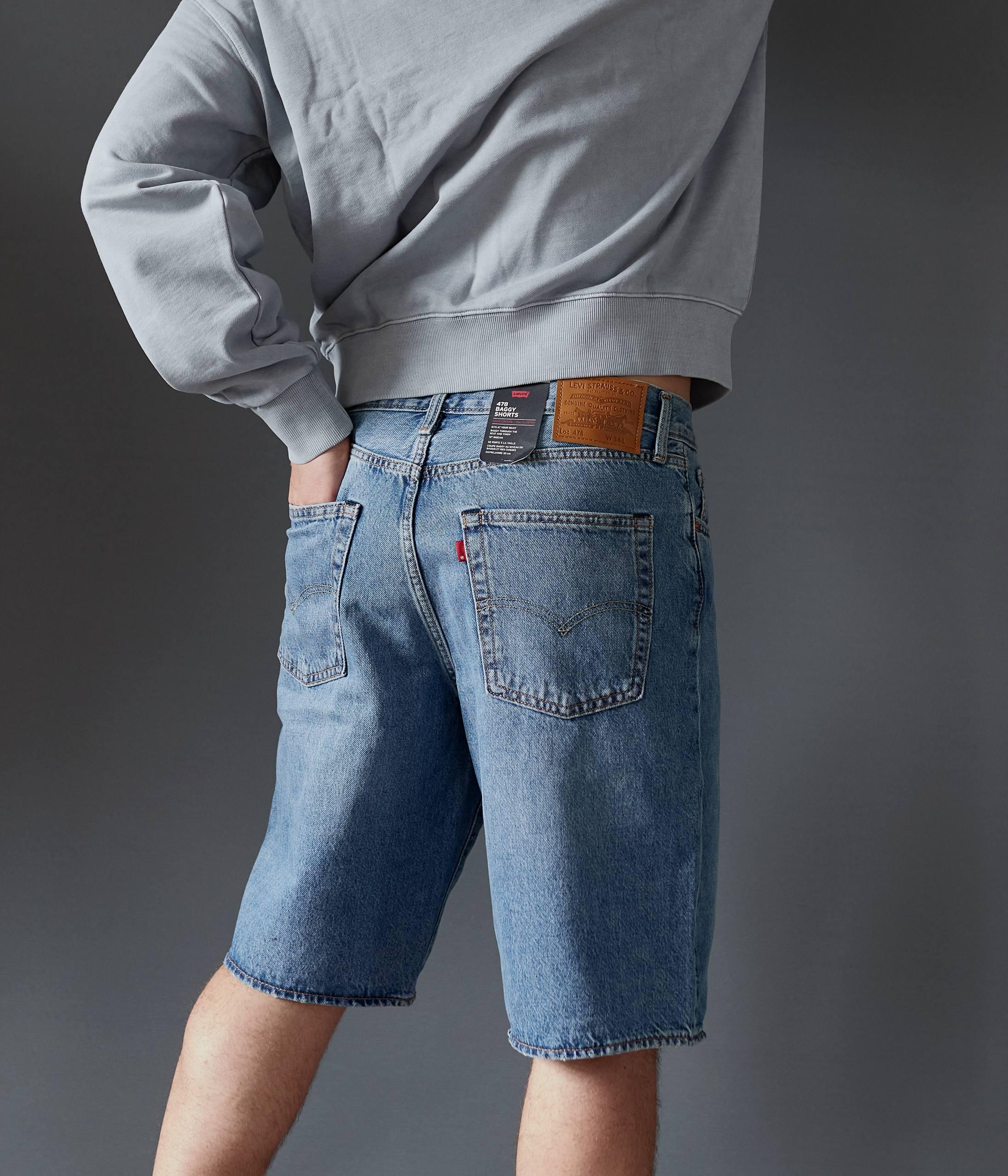 Шорты джинсовые Levi's 478 Baggy Shorts р. 34 US Голубой (46145190) - фото 4