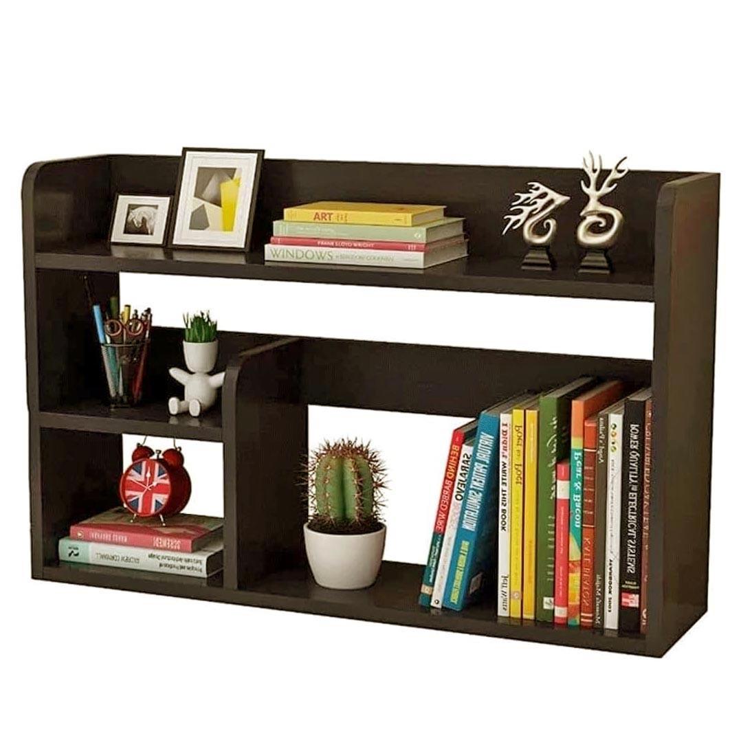 Полка-надстройка настольная из дерева Хеларин мокко (АКД-005910)