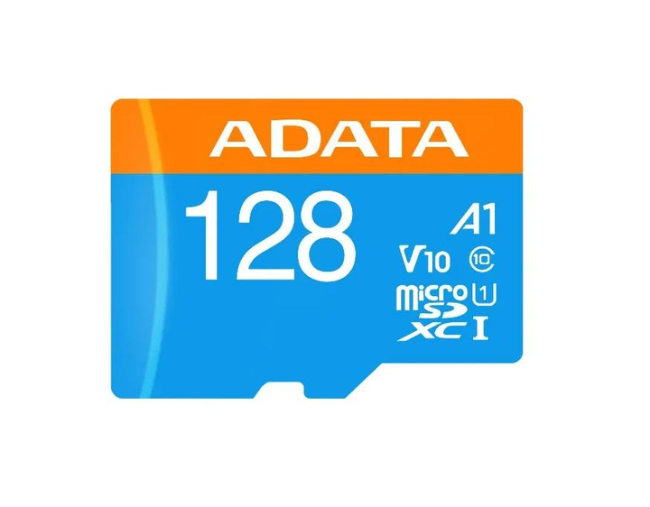 Карта пам'яті ADATA A1 MicroSDHC 128 GB UHS-I/U3 Class 10 R100/W50MB/s та SD-адаптер (23449743)