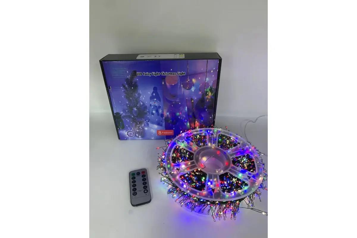 Гирлянда Веточка с капельками росы 20 м с пультом 600 LED USB/220V 8 режимов Разноцветная (30584174) - фото 3 Гирлянда Веточка с капельками росы 20 м с пультом 600 LED USB/220V 8 режимов Разноцветная (30584174) - фото 3