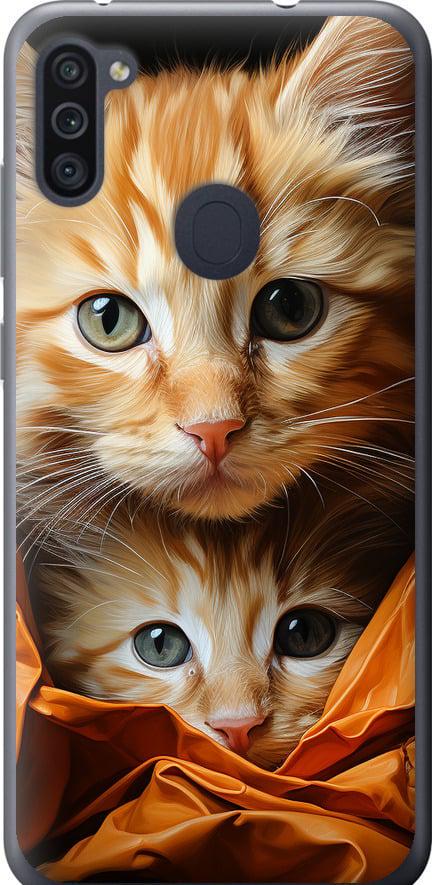Чехол на Samsung Galaxy M11 M115F Котики 2 (5664u-1905-42517)