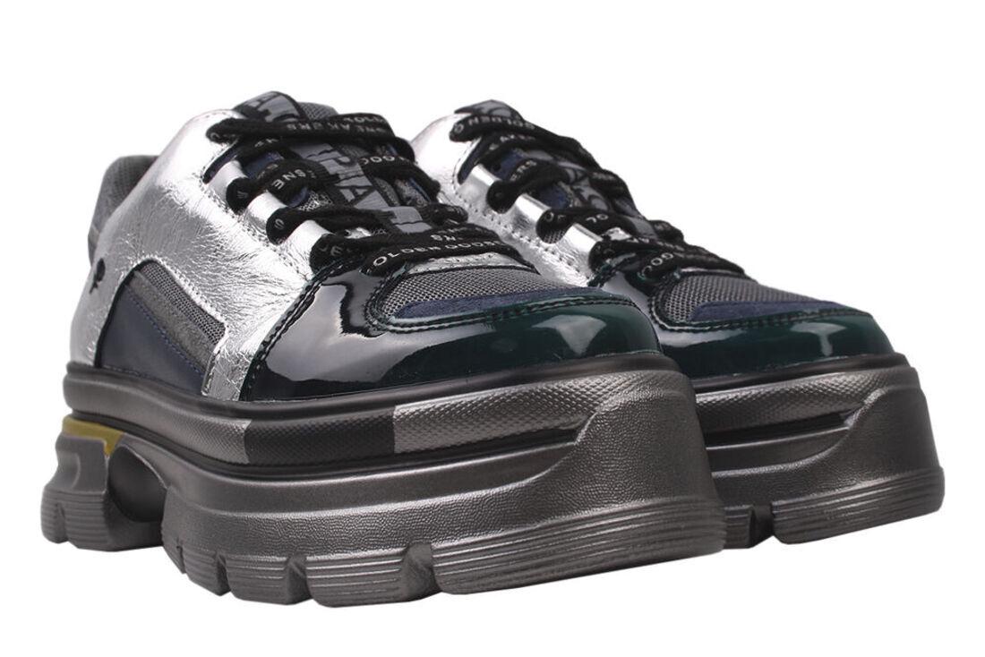 Кроссовки женские Gifanni из кожи р. 39 Серый (65-20DK)