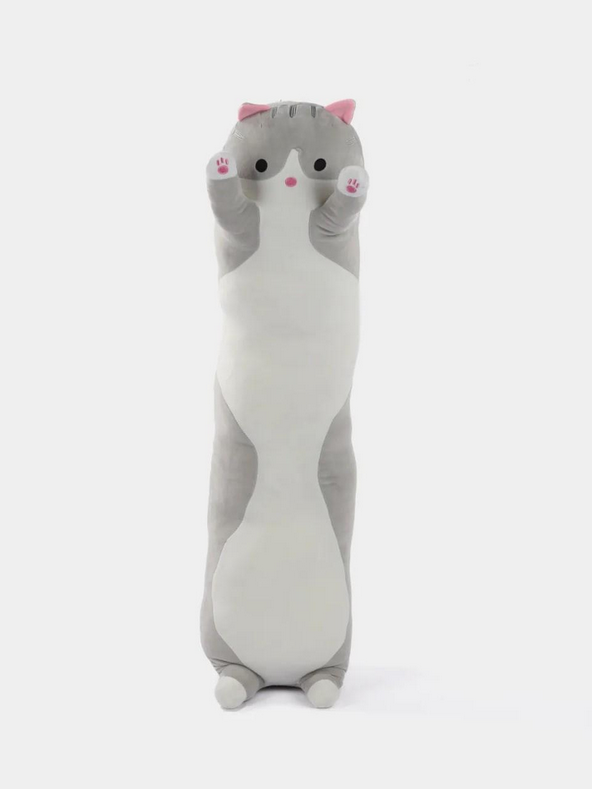 Мягкая игрушка Кот 130 см Серый (43485-_500)