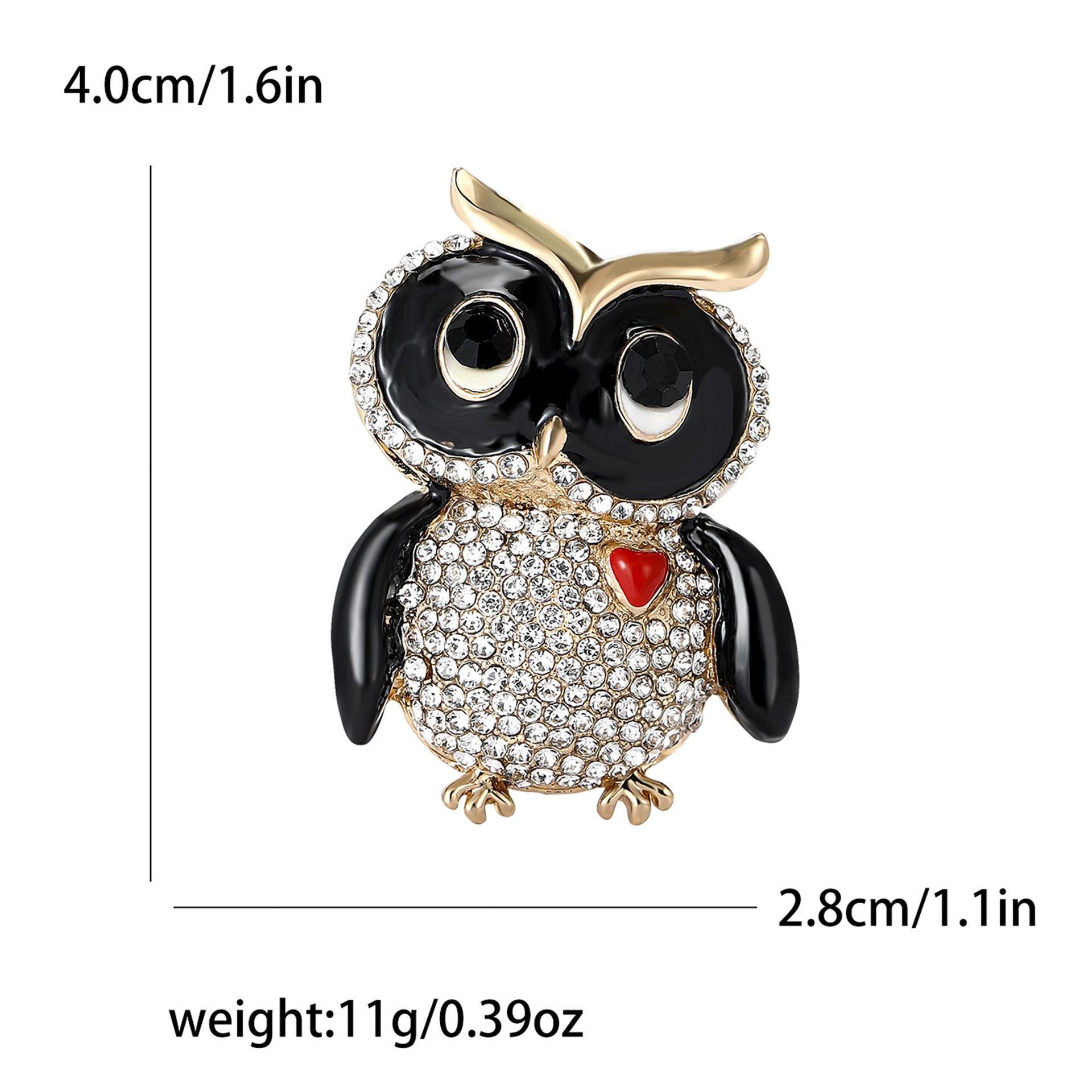 Брошка жіноча Сова 40x28 мм 11 г (494693340) - фото 2 Брошка жіноча Сова 40x28 мм 11 г (494693340) - фото 2