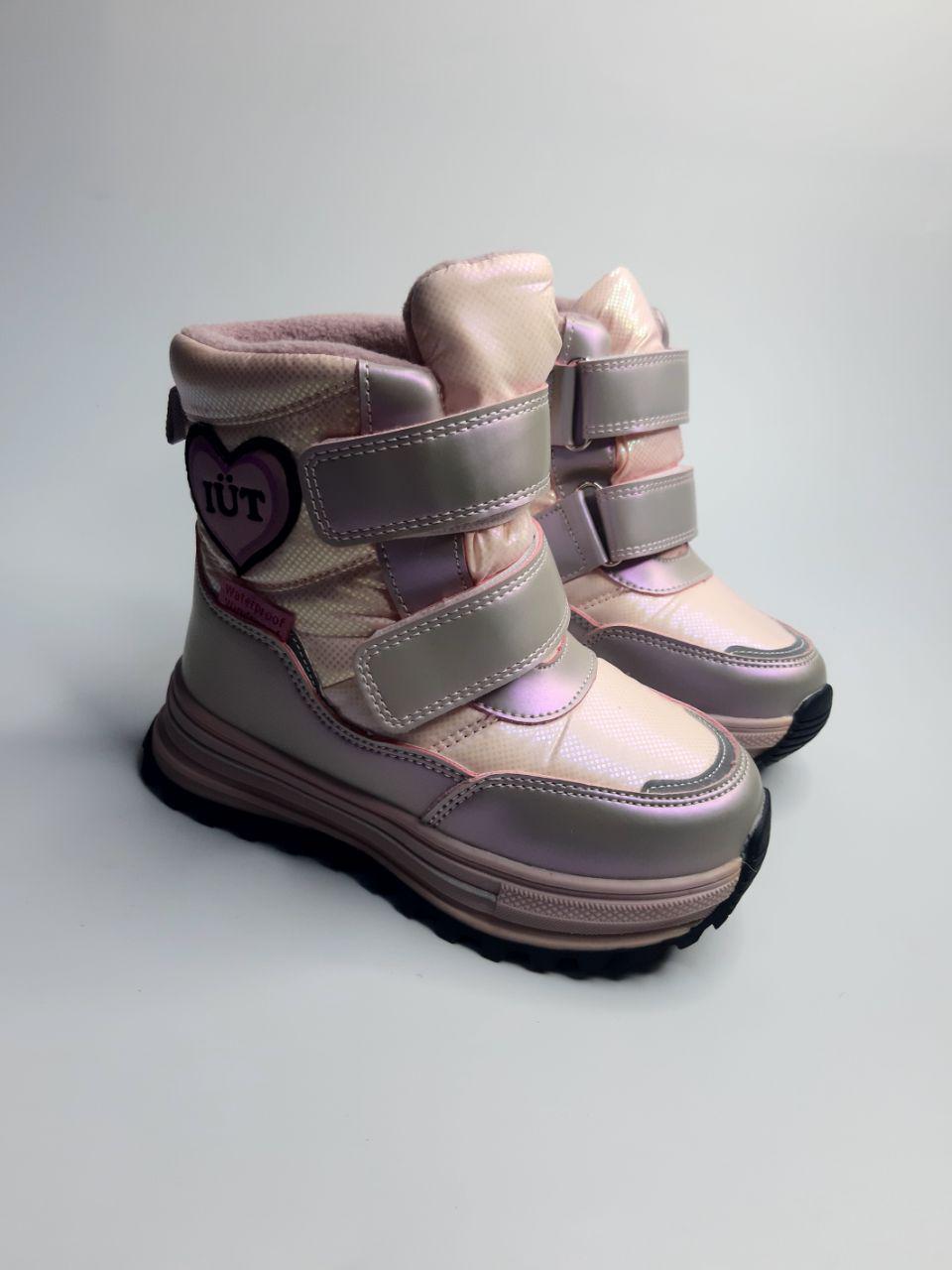 Ботинки зимние TOM.M для девочки р. 27 17,8 см Фиолетовый (11271 В )