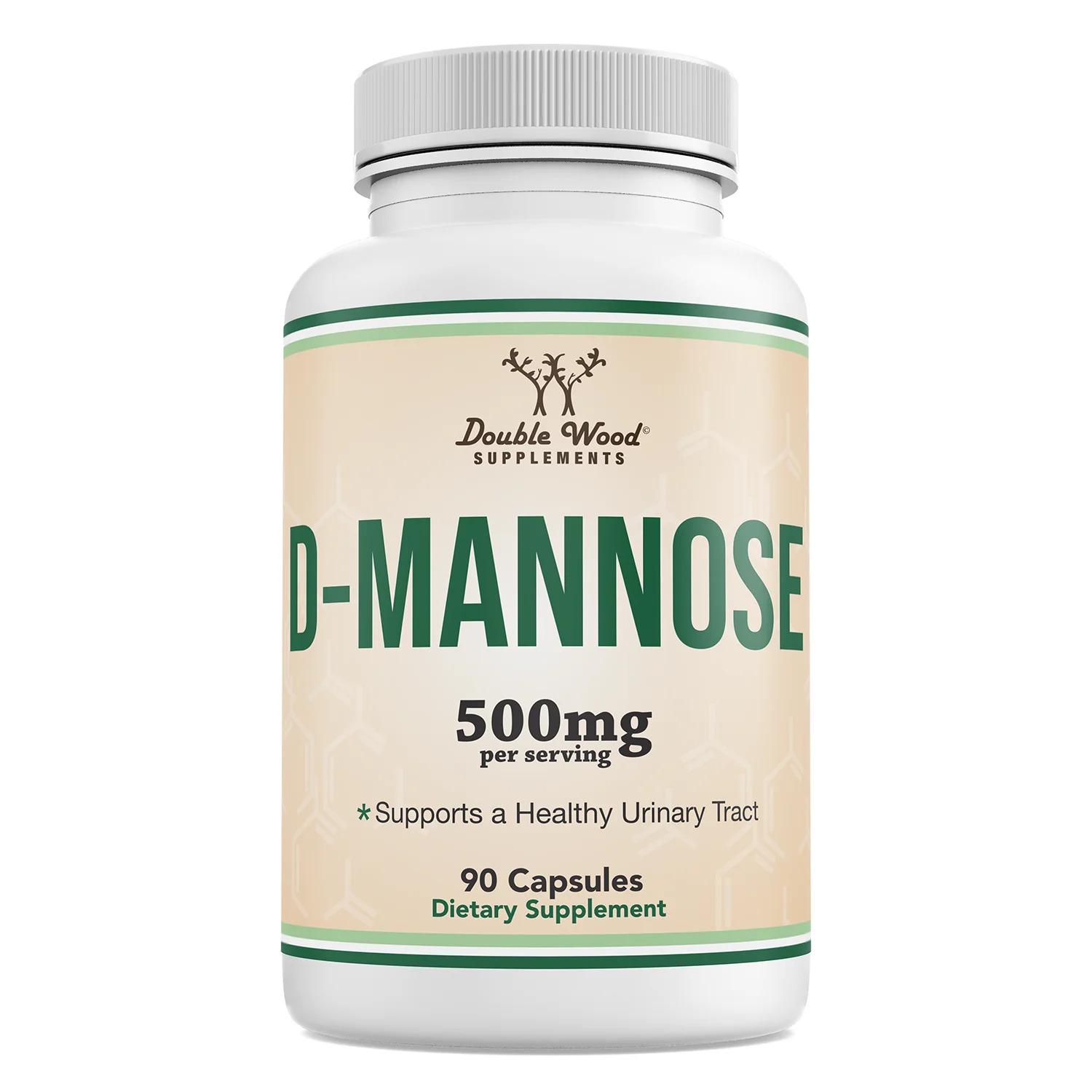 Манноза D Double Wood Supplements D-Mannose 500 mg 90 капс.