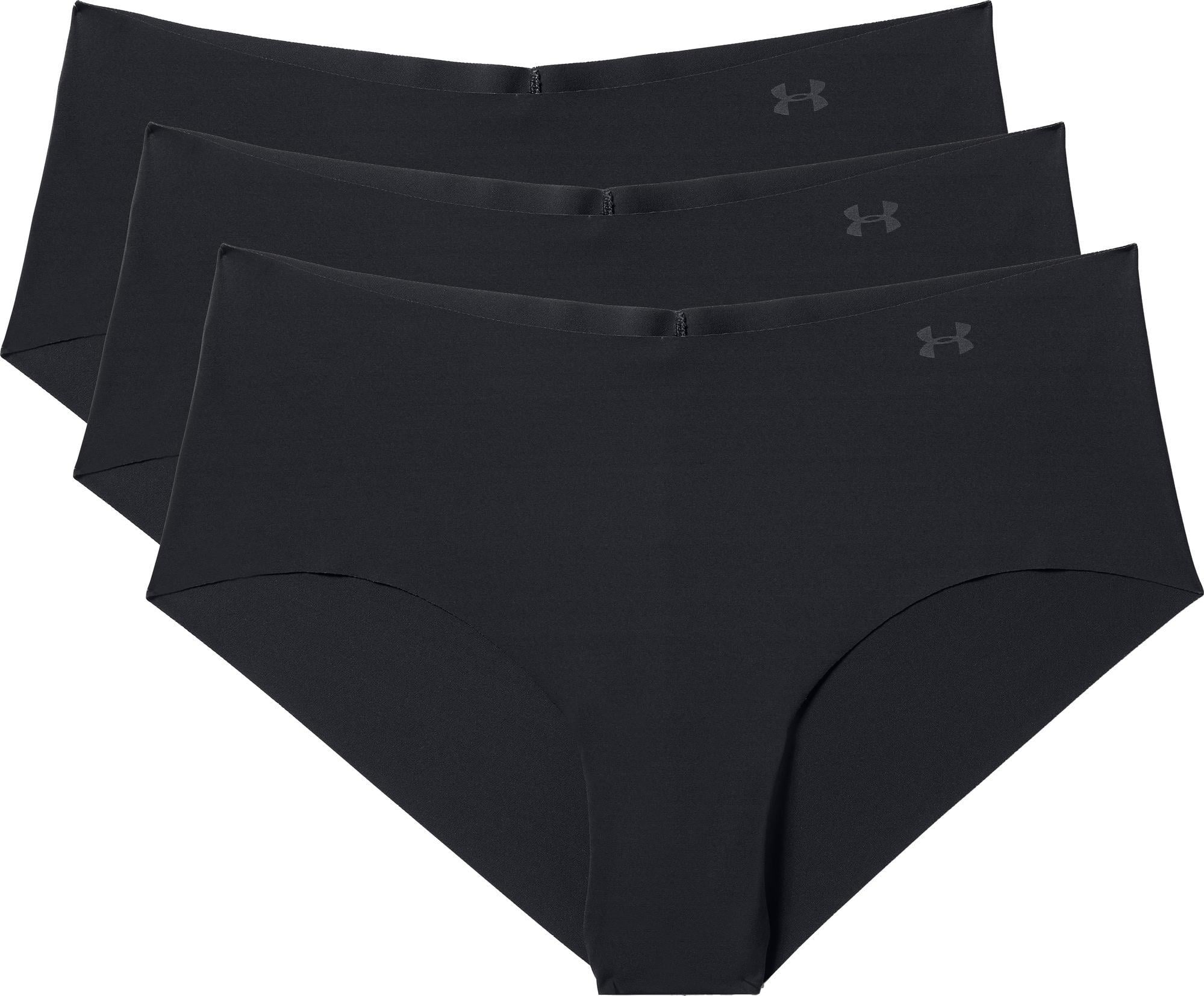 Трусы женские Under Armour PURE STRETCH HIPSTER 3-PACK 1325616-001 3 пары S Черный (46502-45)