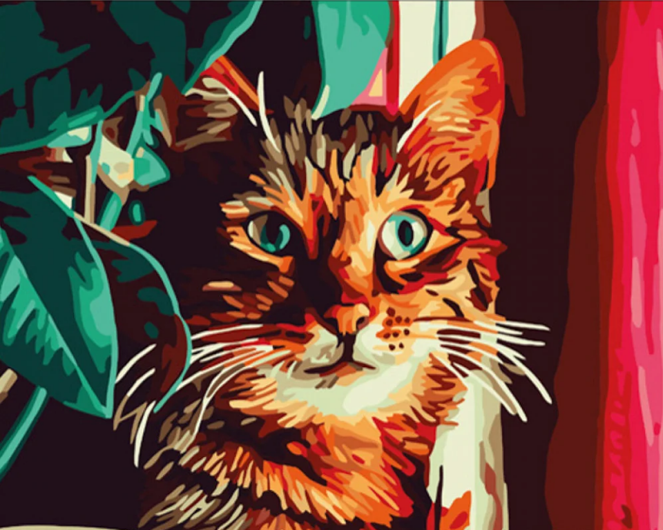 Картина за номерами Strateg Руді друзі 40x50 см (GS947)