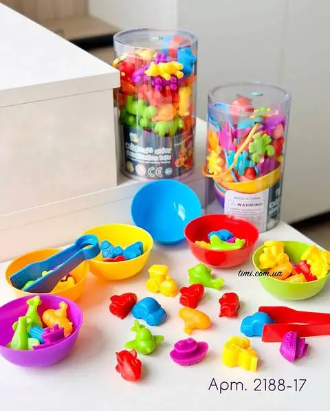 Развивающая игра Сортер Монтессори по цвету FD2188 с пинцетами и тарелочками Транспорт (1905286894) - фото 8 Развивающая игра Сортер Монтессори по цвету FD2188 с пинцетами и тарелочками Транспорт (1905286894) - фото 8