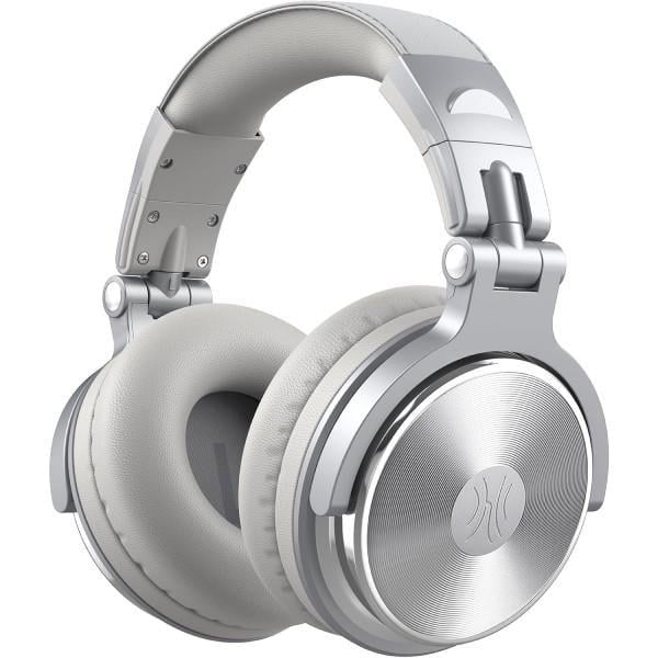 Навушники накладні дротові Oneodio Pro 10 3,5 мм/6.35 мм кабель 1,2 м з мікрофоном Silver (36293231)