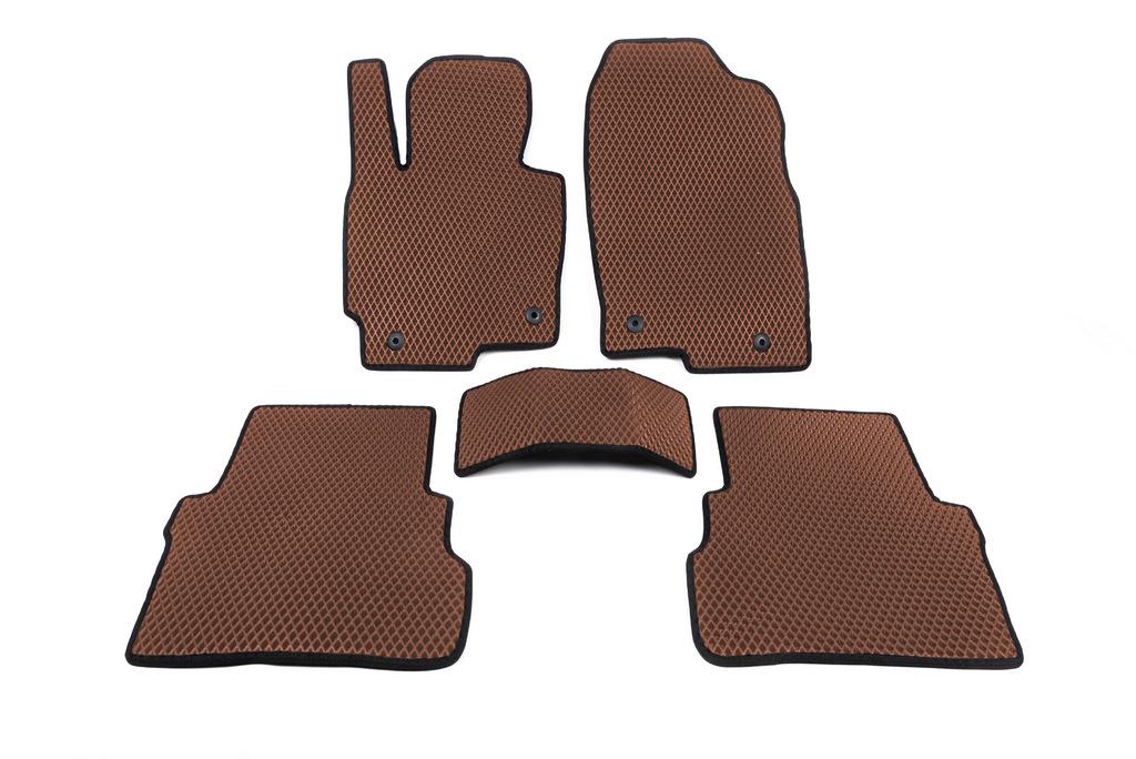 Коврики EVA Digital Designs для Mazda CX-5 2012-2017 гг. этилвинилацетат Коричневый