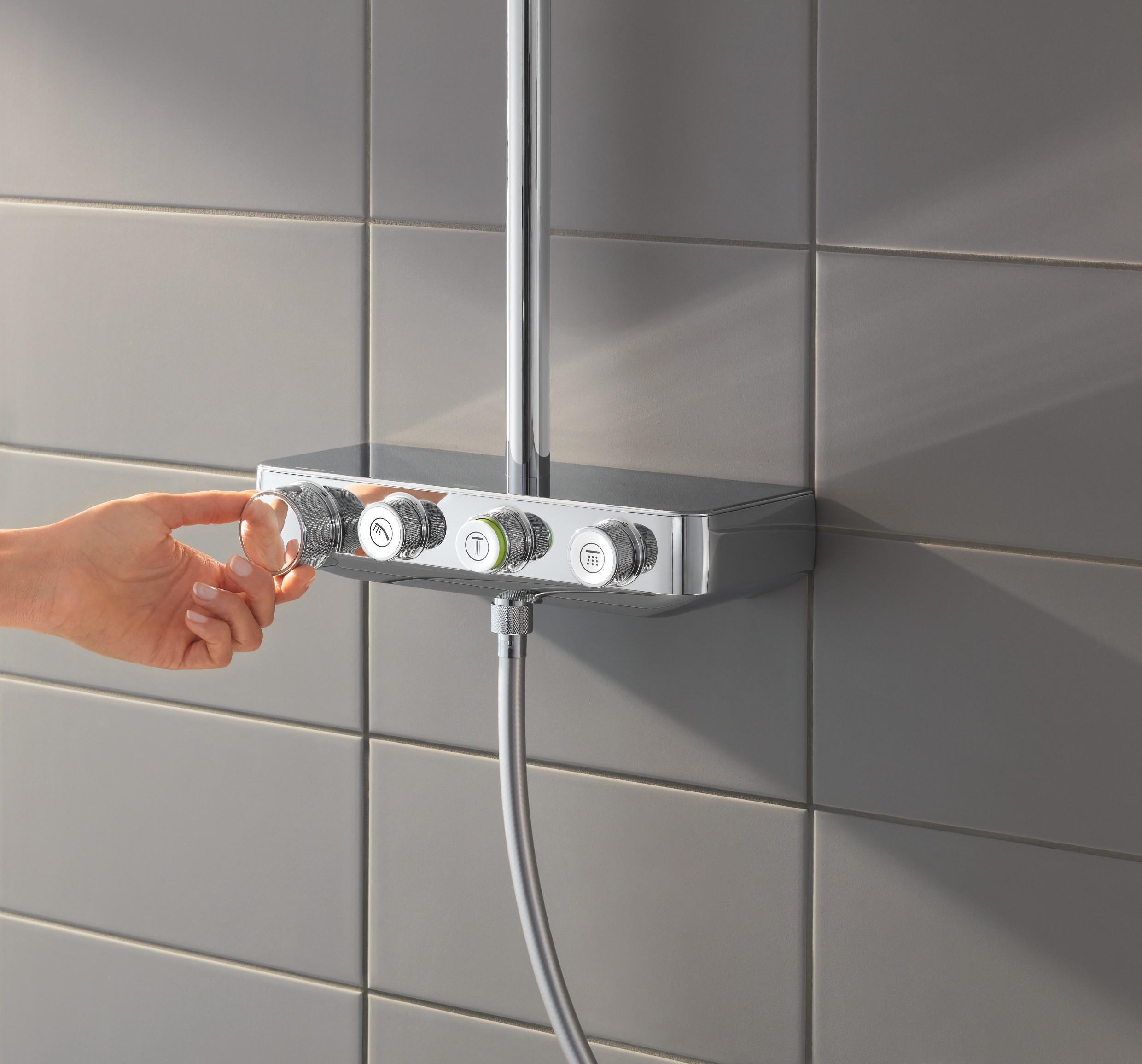 Душевая система с термостатом Grohe Euphoria SmartControl 26508000 Хром (111407) - фото 4