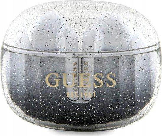 Навушники TWS Guess Glitter Gradient Black (GUTWSHDGKEEK)