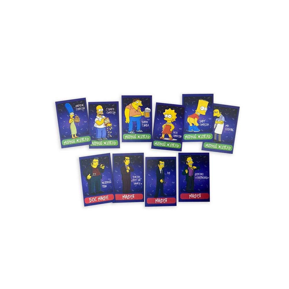 Настільна гра FlixPlay Мафія Сімпсони Різнокольоровий (SR-113-N-1204) - фото 2