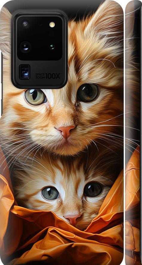 Чехол на Samsung Galaxy S20 Ultra Котики 2 (5664m-1831-42517)