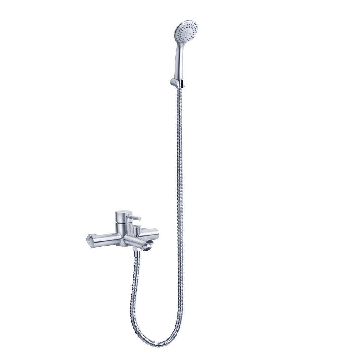 Смеситель для ванны Perla OCELI с воронкой для душа однорычажный латунь (PSS204)