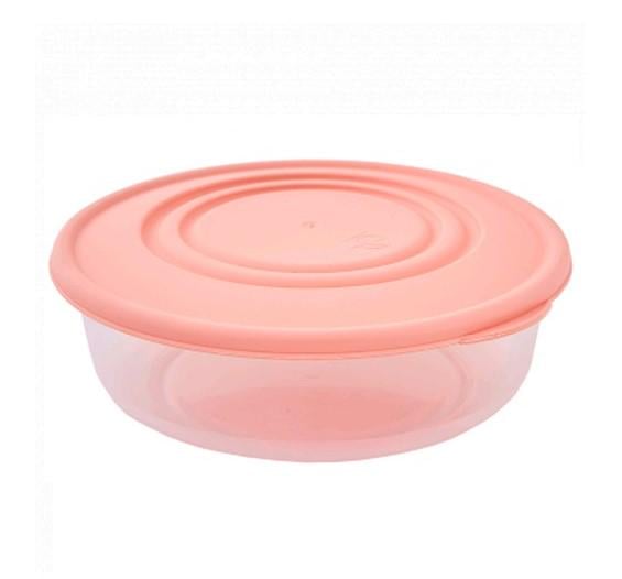 Пищевой контейнер Stenson круглый 1,7 л Абрикосовый (AN012852)