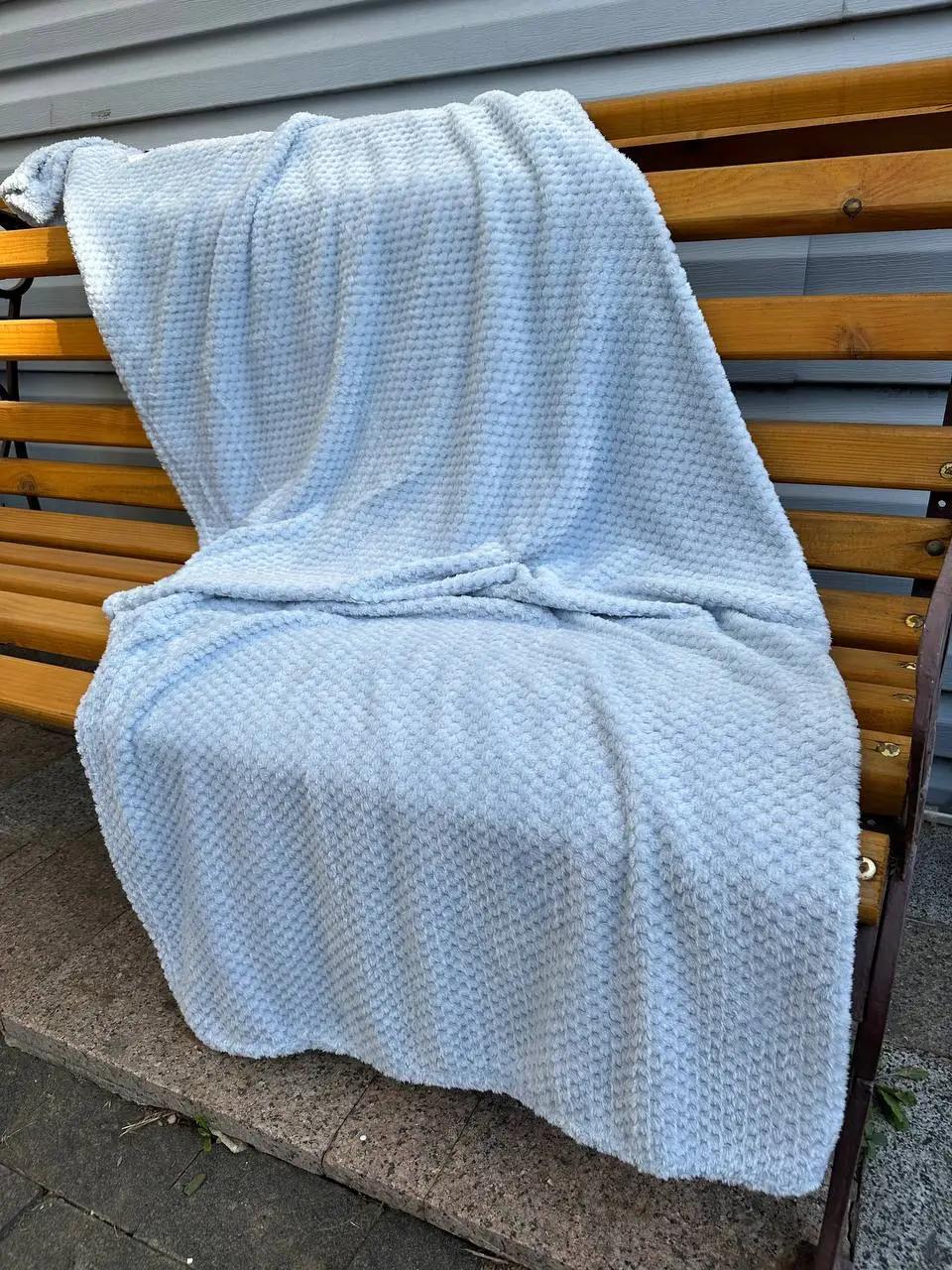 Плед бамбуковый Воздушное наслаждение 145х210 Голубой (B-7120/WP/2) - фото 1