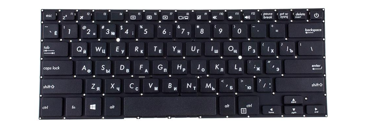 Клавиатура для ноутбука Asus E406 E406SA матовая (0KNB0-F102RU00)