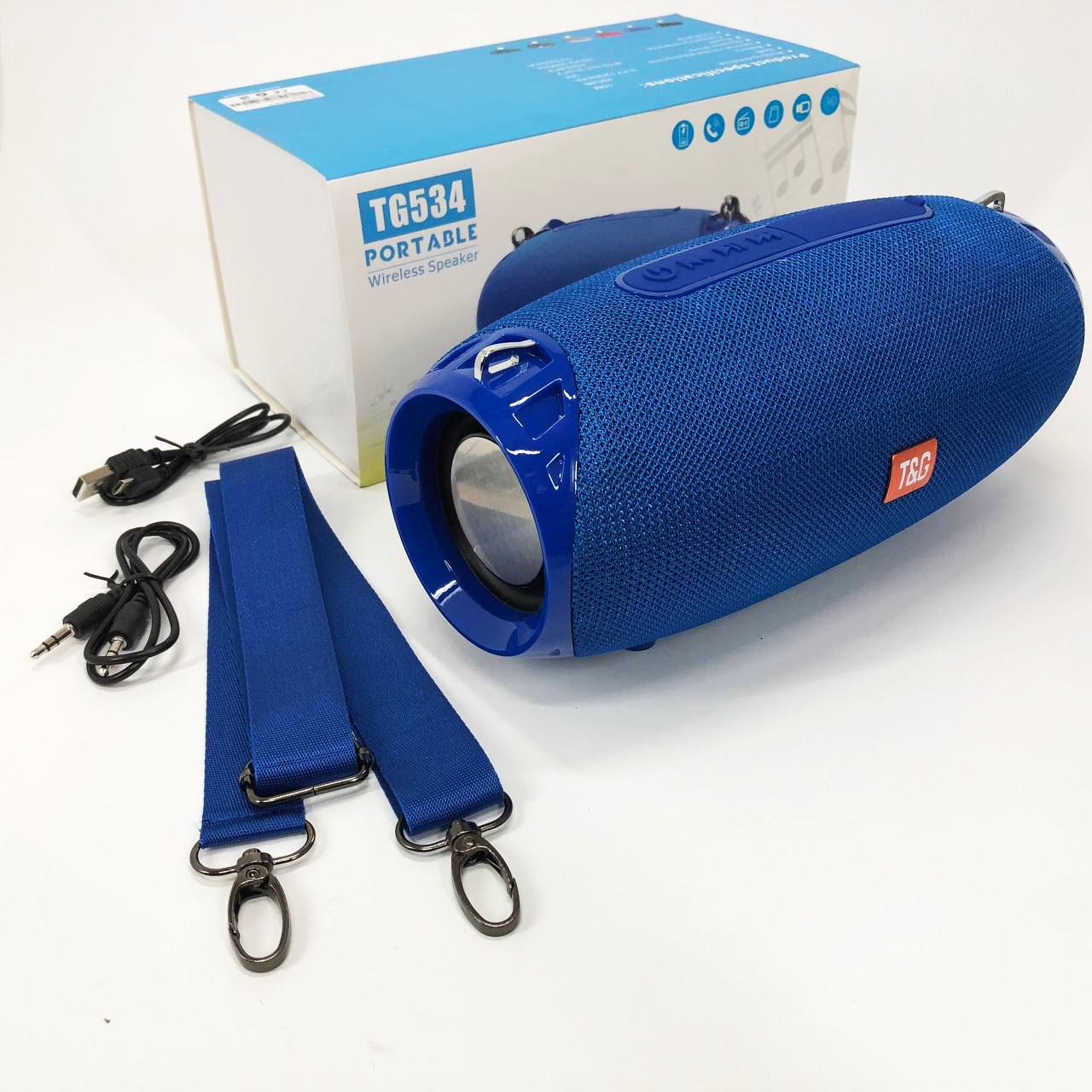 Колонка портативная с ремешком TG534 SD IPX5 Синий - фото 15 Колонка портативная с ремешком TG534 SD IPX5 Синий - фото 15