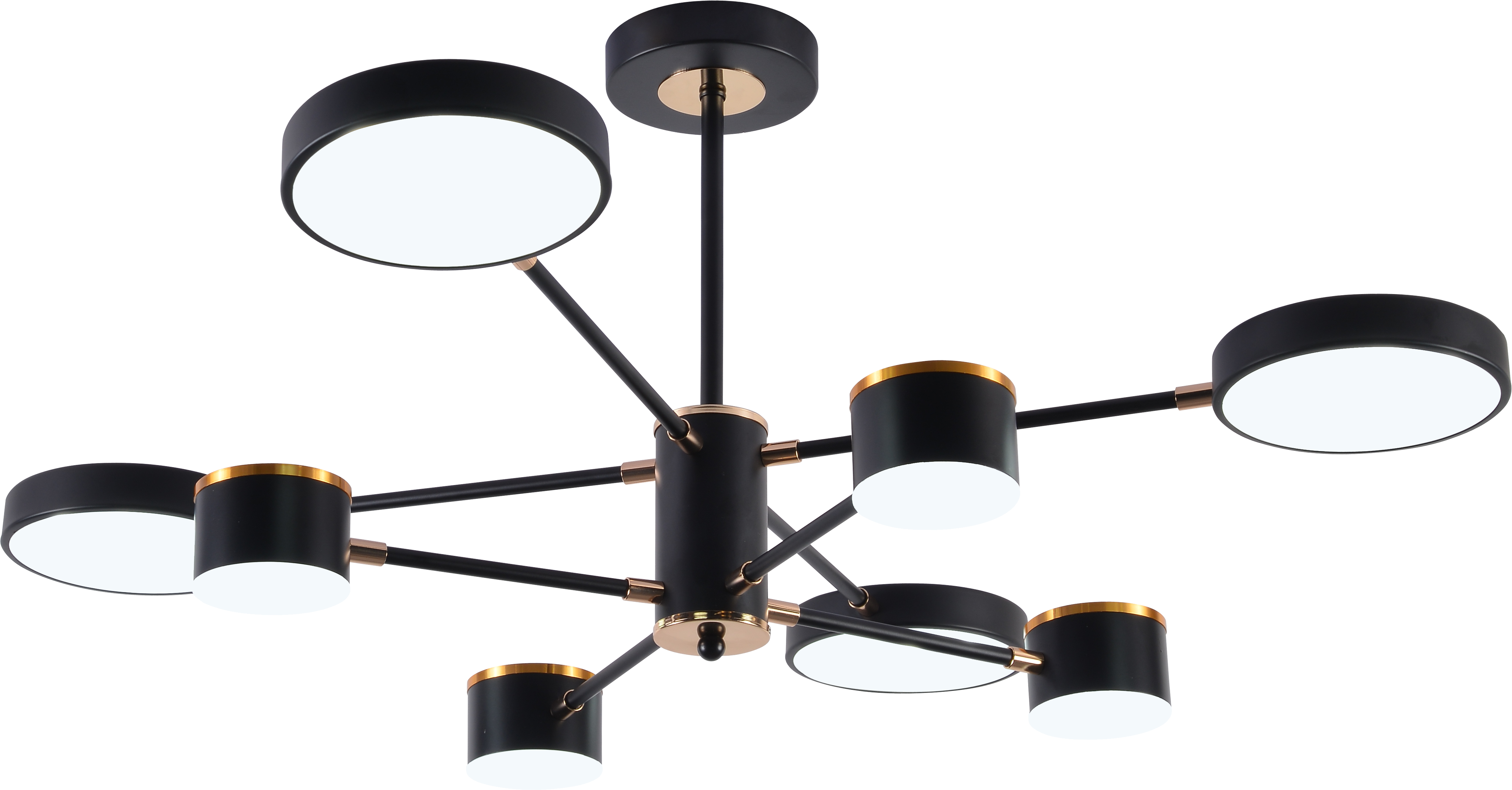 Люстра светодиодная акриловая Sirius B X13288/8 BK+FGD (24707499)