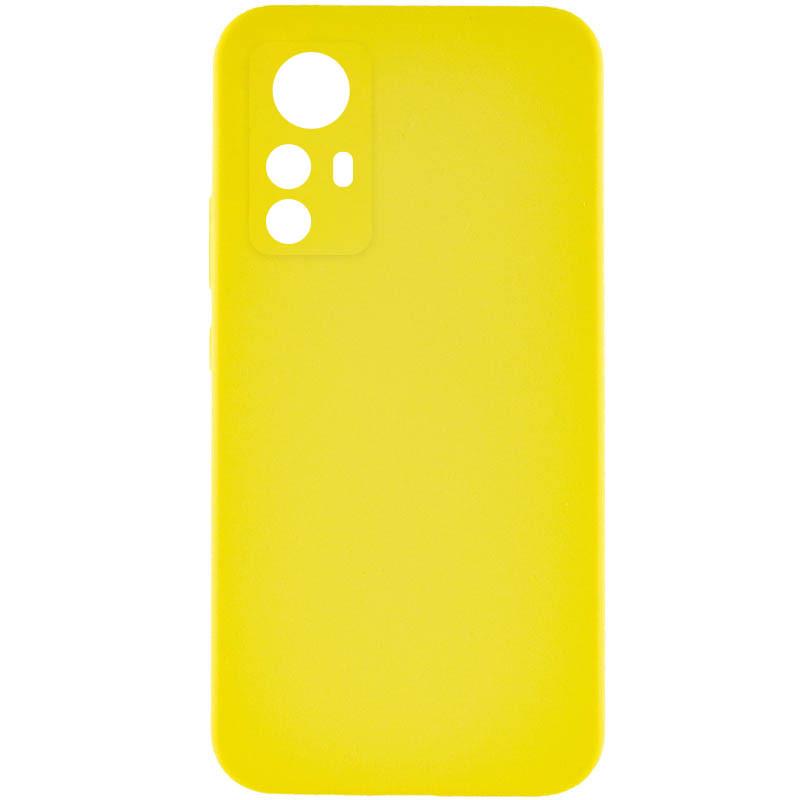 Противоударный Чехол Silicone Cover Lakshmi Full Camera (AAA) для Xiaomi Redmi Note 12S Желтый/Yellow