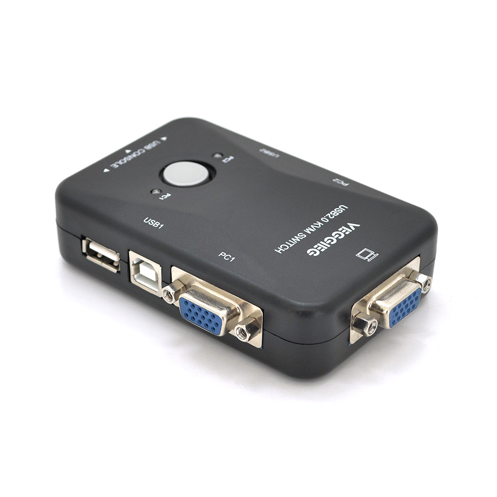 Свіч 2 портовий kvm veggieg k201 usb (YUT_V11003) Свіч 2 портовий kvm veggieg k201 usb (YUT_V11003)