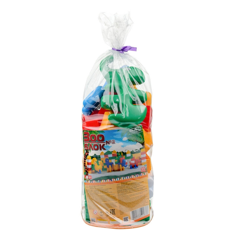 Конструктор Colorplast 1876 Зоо-блок №2 35 дет