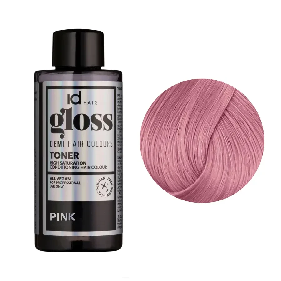 Краска для волос демиперманентная IdHair Gloss Toner Pink 75 мл