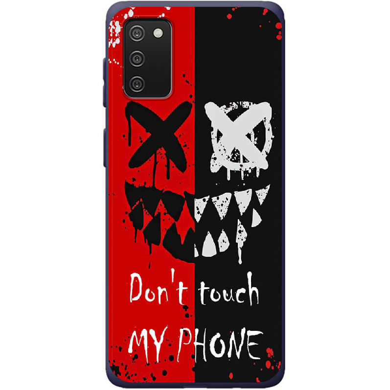 Чехол BoxFace Samsung A025 Galaxy A02S Bad Smile Синий силикон (41511-up2468-42500)