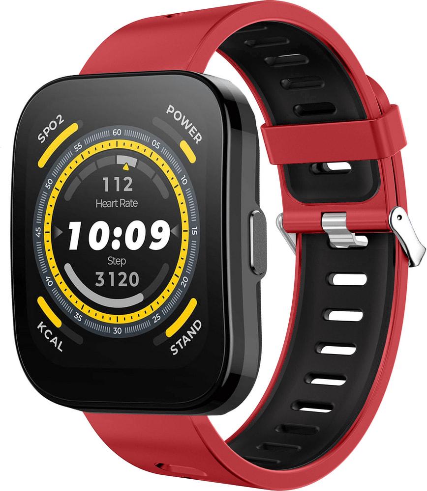 Ремешок Traf для Amazfit Bip 5 Red Black (34334-0E)
