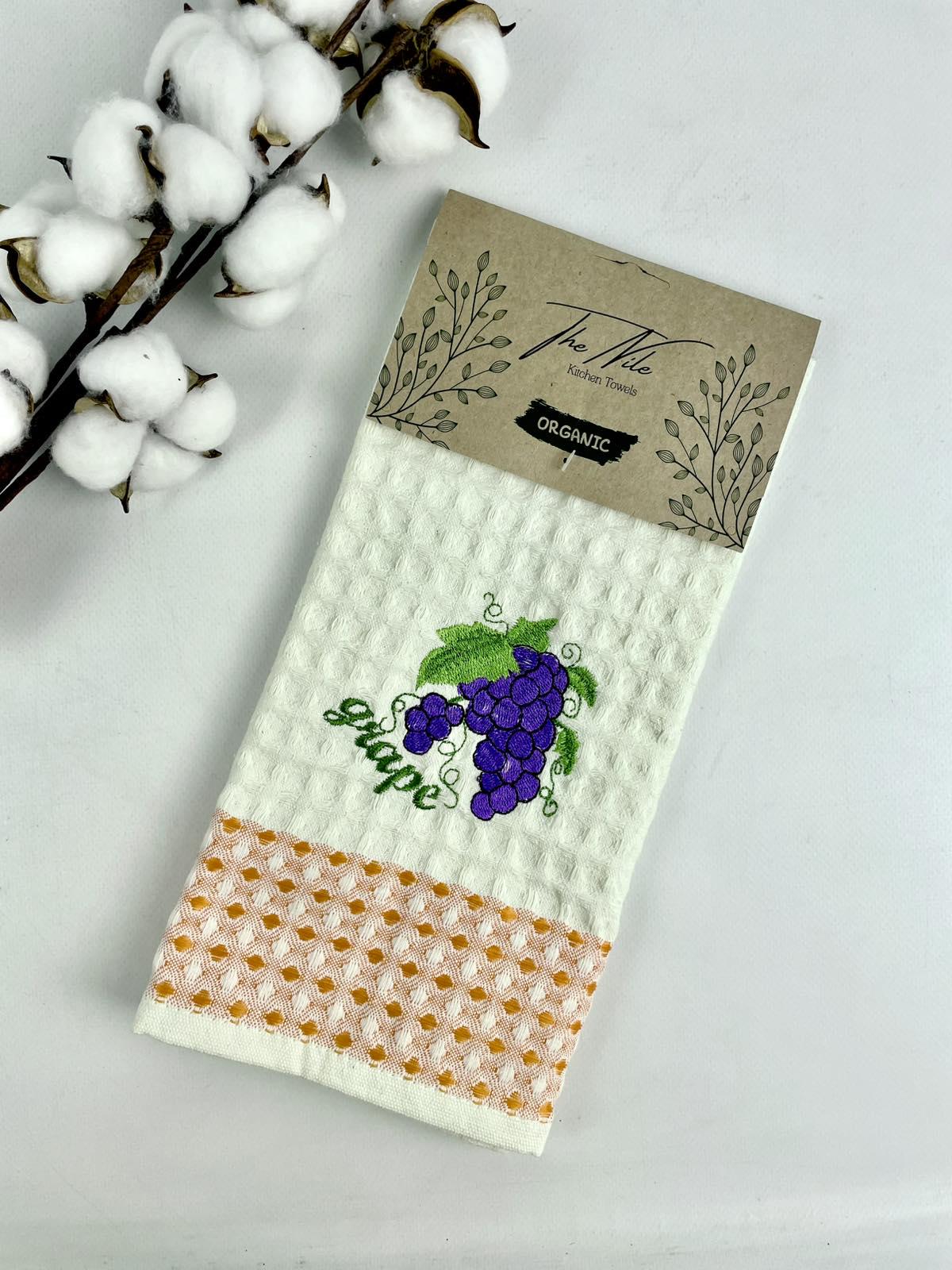 Кухонное полотенце вафельное Quality Fruit Grape (CN37510)