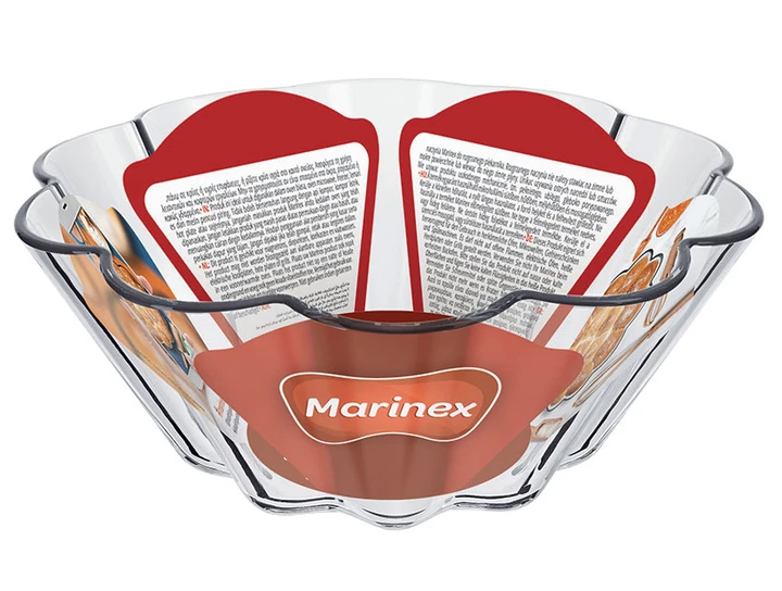 Форма для кексів Marinex із жароміцного скла кругла 1,3 л (6487)