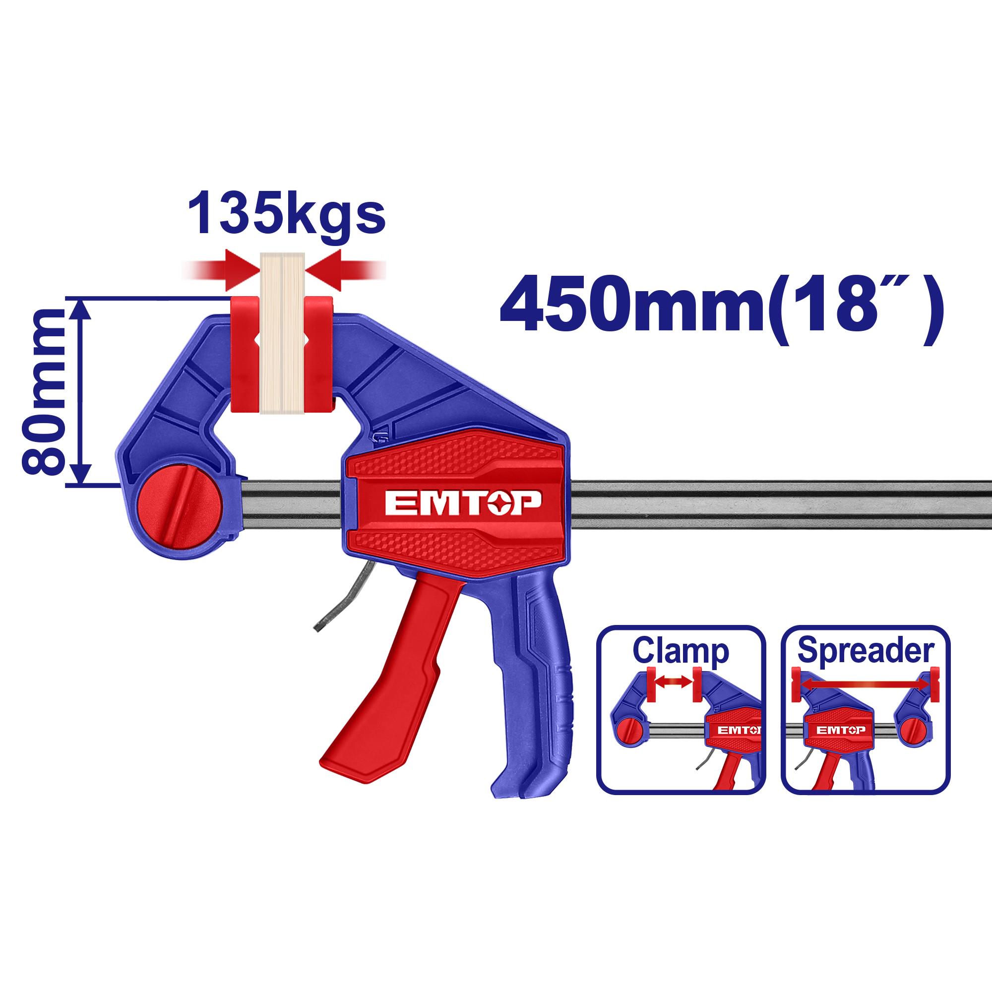 Струбцина EMTOP ECLPQ80181 - фото 2 Струбцина EMTOP ECLPQ80181 - фото 2