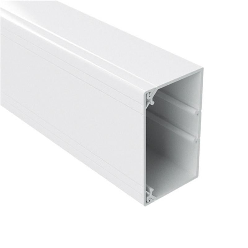 Канал кабельный ДКС In-liner Classic TA-GN 60x60 мм 2 пог.м с направляющими ПВХ Белый (01784)