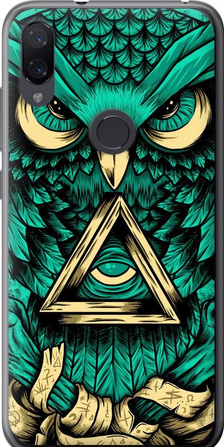 Чехол на Xiaomi Mi Play Сова Арт-тату (3971u-1644-42517)