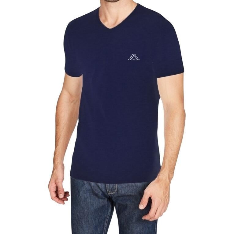 Футболка Kappa T-SHIRT MEZZA MANICA SCOLLO V K1311 BluNavy M Темно-синий (57376-48)