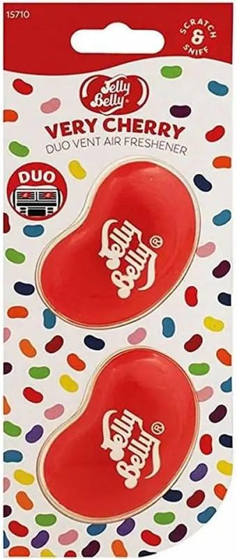 Ароматизаторы для дефлектора автомобиля Jelly Belly Very Cherry 2х14 г