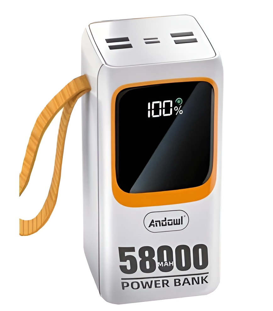 Повербанк Andowl Q-TD88/50000 mah/22,5 W Fast charge PD20 Білий (aab7924d) - фото 1 Повербанк Andowl Q-TD88/50000 mah/22,5 W Fast charge PD20 Білий (aab7924d) - фото 1