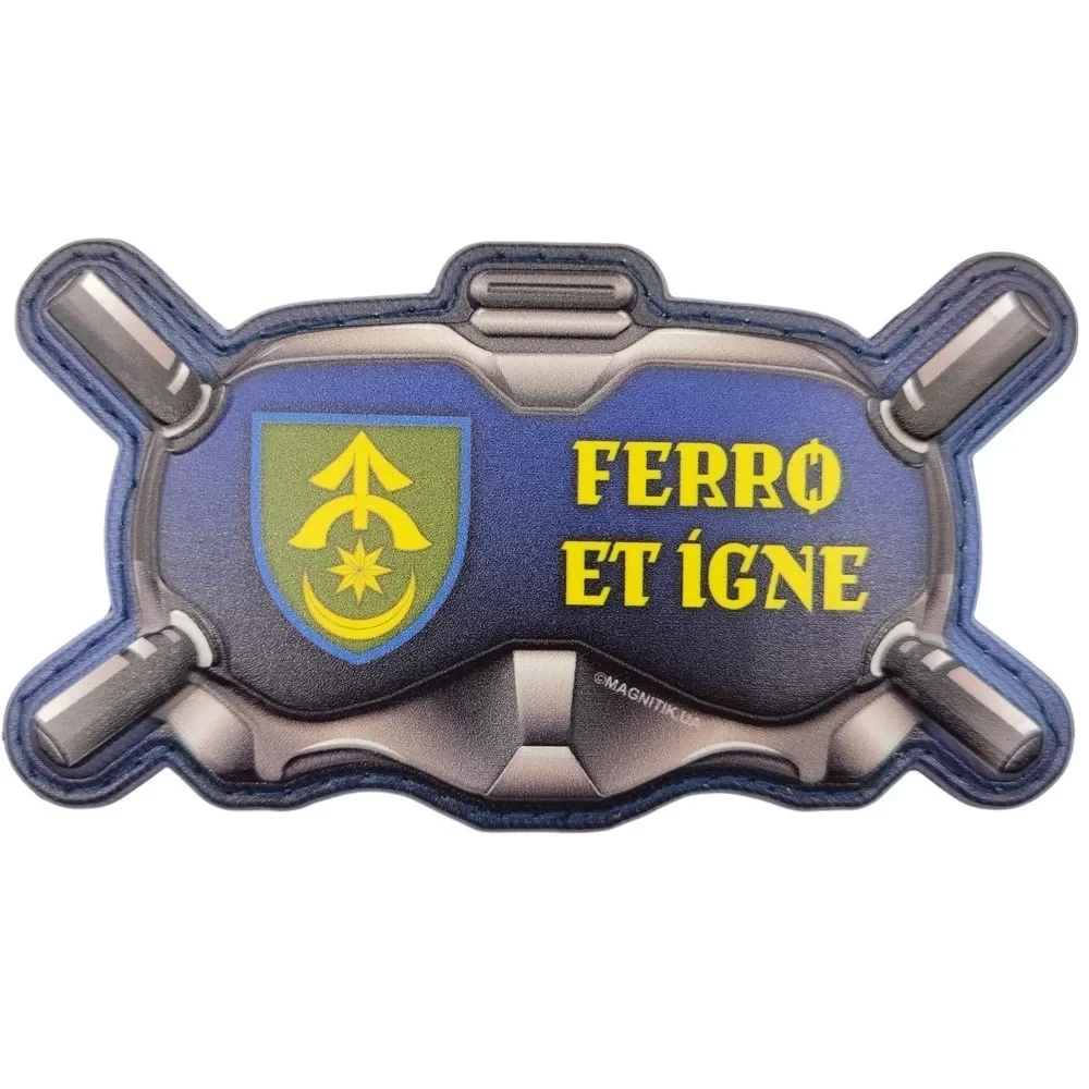 Патч объемный 3D Очки Ferro et Igne ПВХ на липучке (07131122)