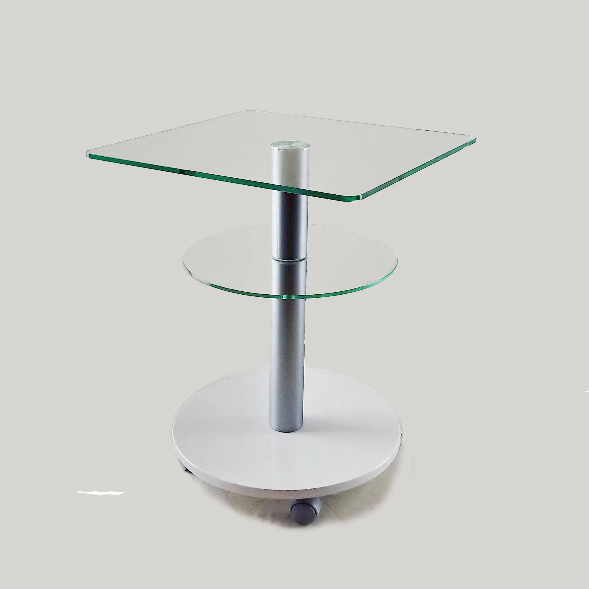 Стол журнальный стеклянный Commus Bravo Light Kv6 clear-white-alm60 Белый (433820233) - фото 5 Стол журнальный стеклянный Commus Bravo Light Kv6 clear-white-alm60 Белый (433820233) - фото 5