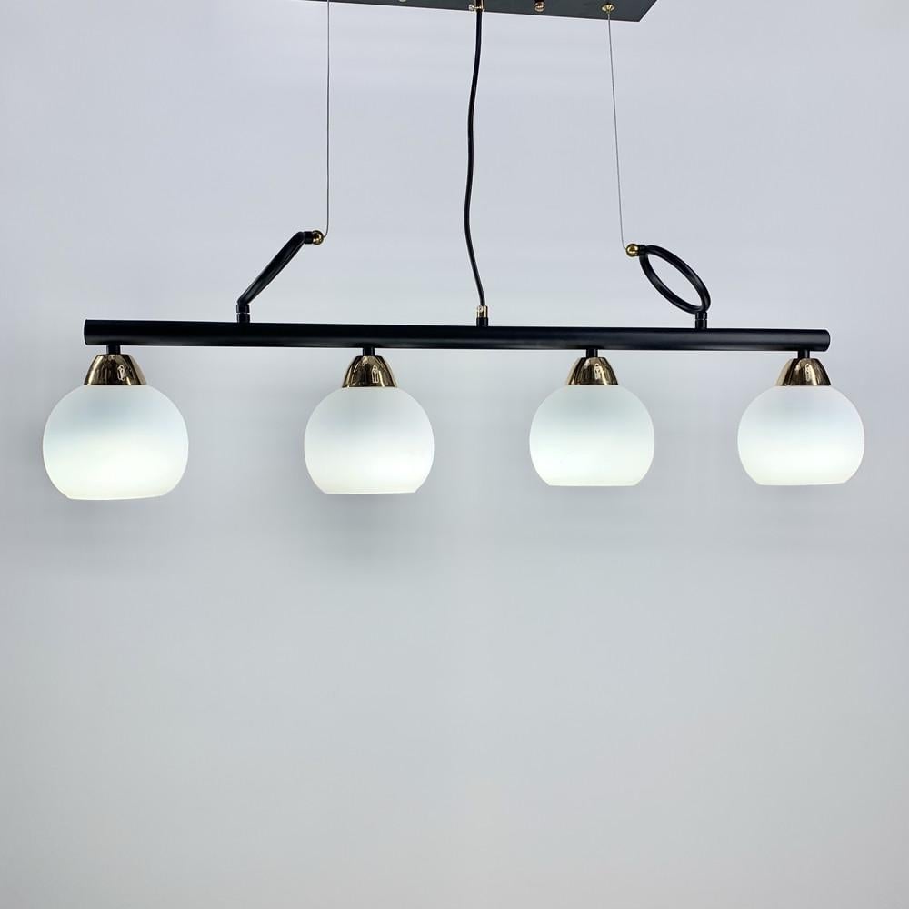 Світильник видовжений на 4 білих плафони (YQ 307/4)