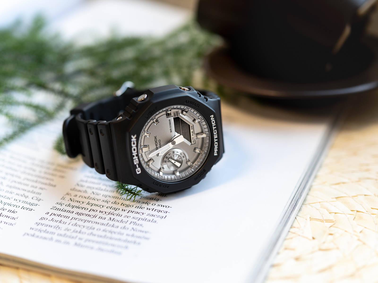 Часы Casio G-SHOCK GA-2100SB-1AER (6950) - фото 2 Часы Casio G-SHOCK GA-2100SB-1AER (6950) - фото 2