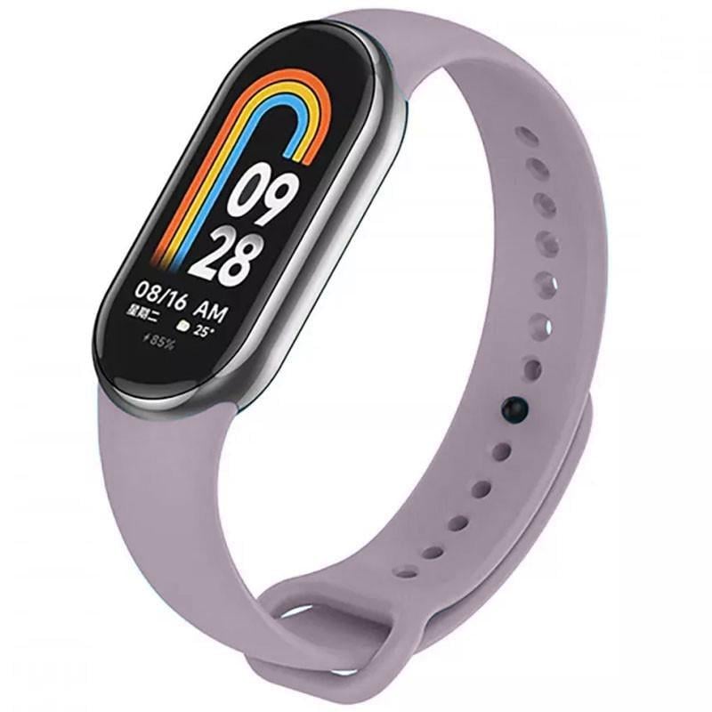 Ремінець силіконовий для Xiaomi Mi Band 8/9 Бузковий/Lilac (00000065484_14)
