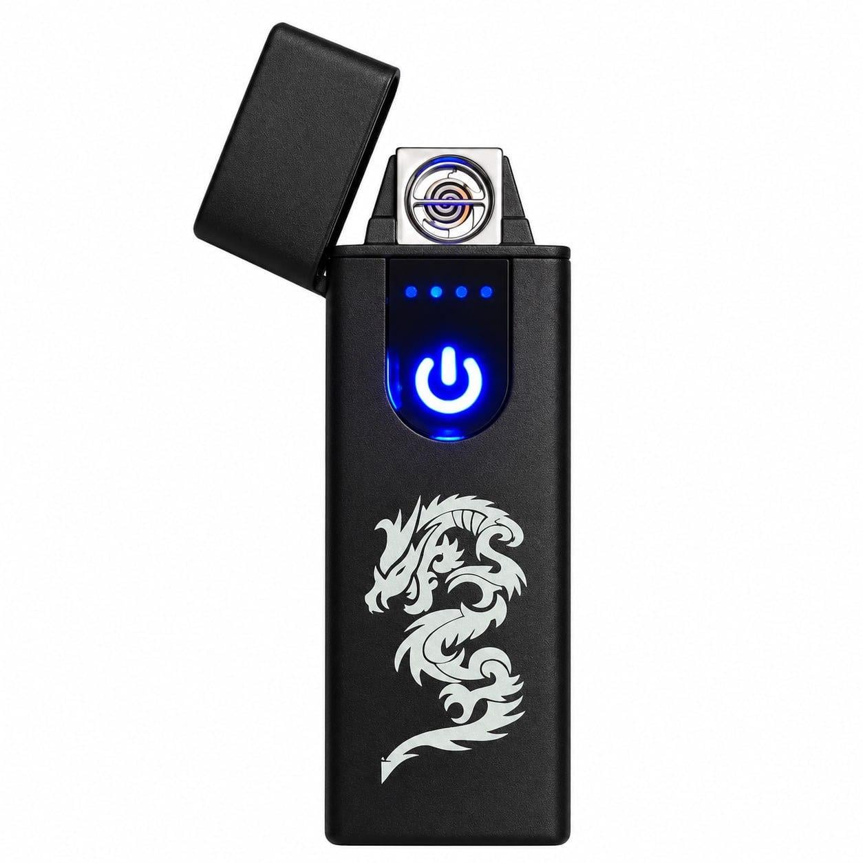 Запальничка сенсорна електронна USB Чорний (1709)